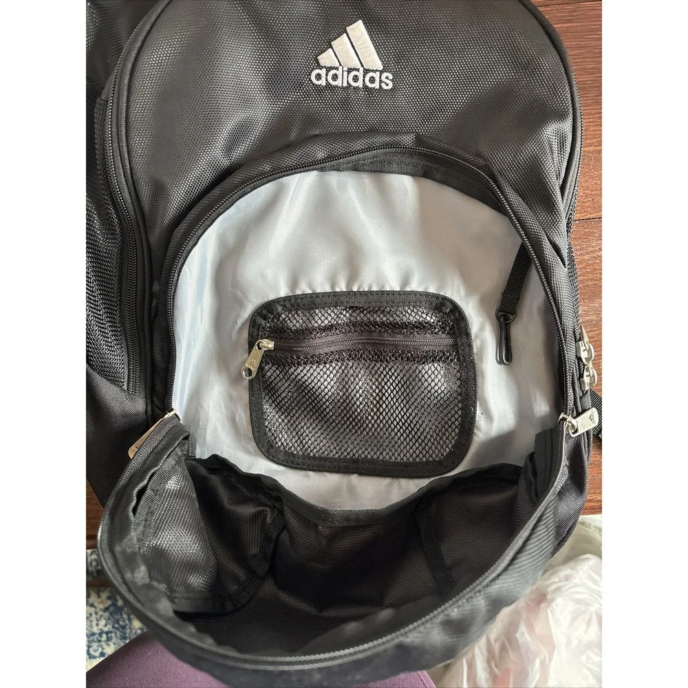 Adidas Backpack Large Storage Capacity  RN90288 Black  Sports - Picture 2 of 14